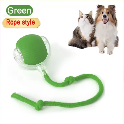 Rollender Ball Tierspielzeug mit Seil