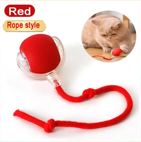 Rollender Ball Tierspielzeug mit Seil
