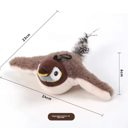 Elektrischer Pat Bird mit Katzenminze